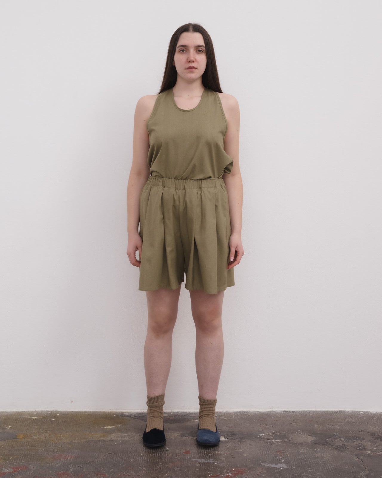 Apron Top - Wild Silk - Lua Green