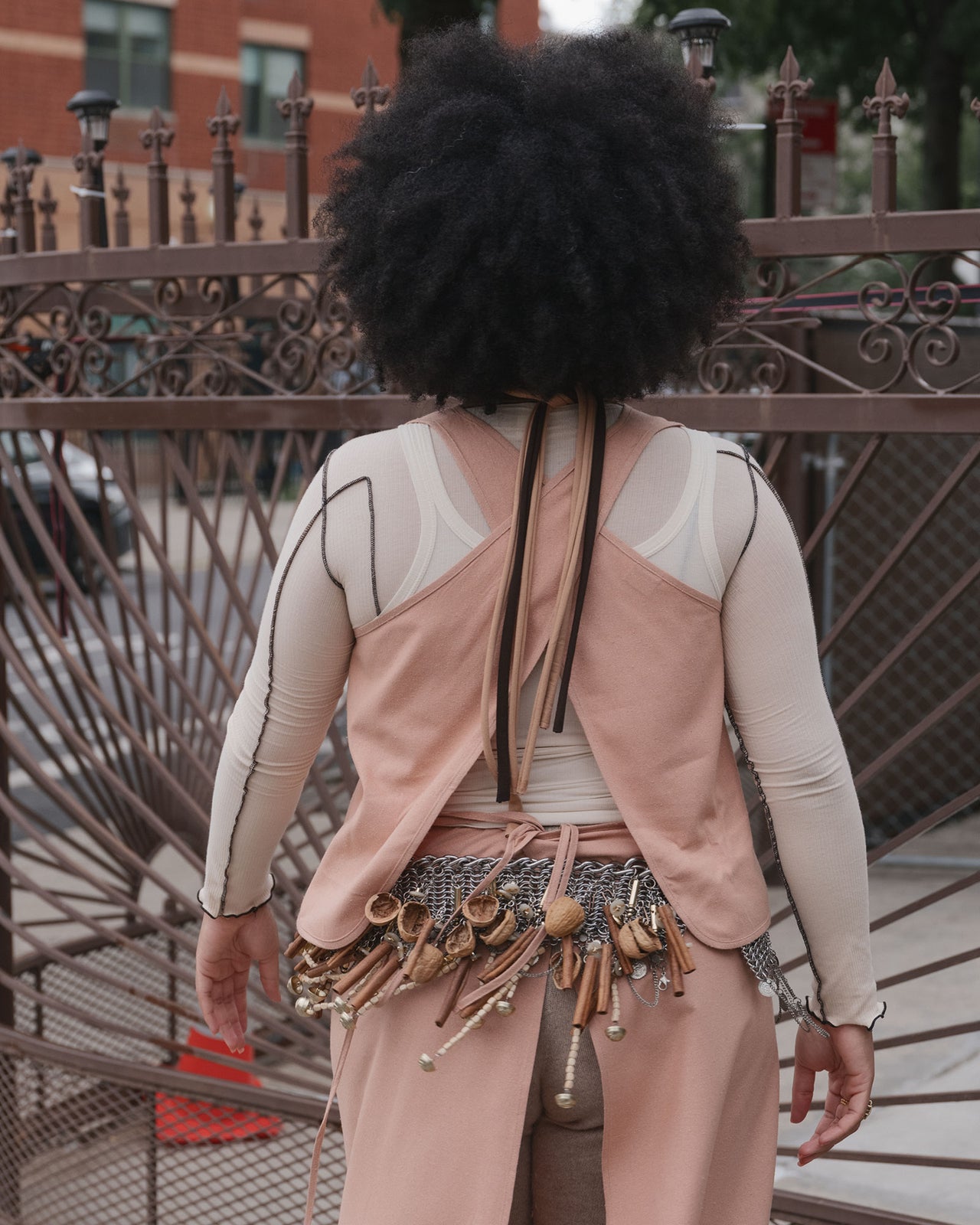 Apron Top - Wild Silk - Sid Pink