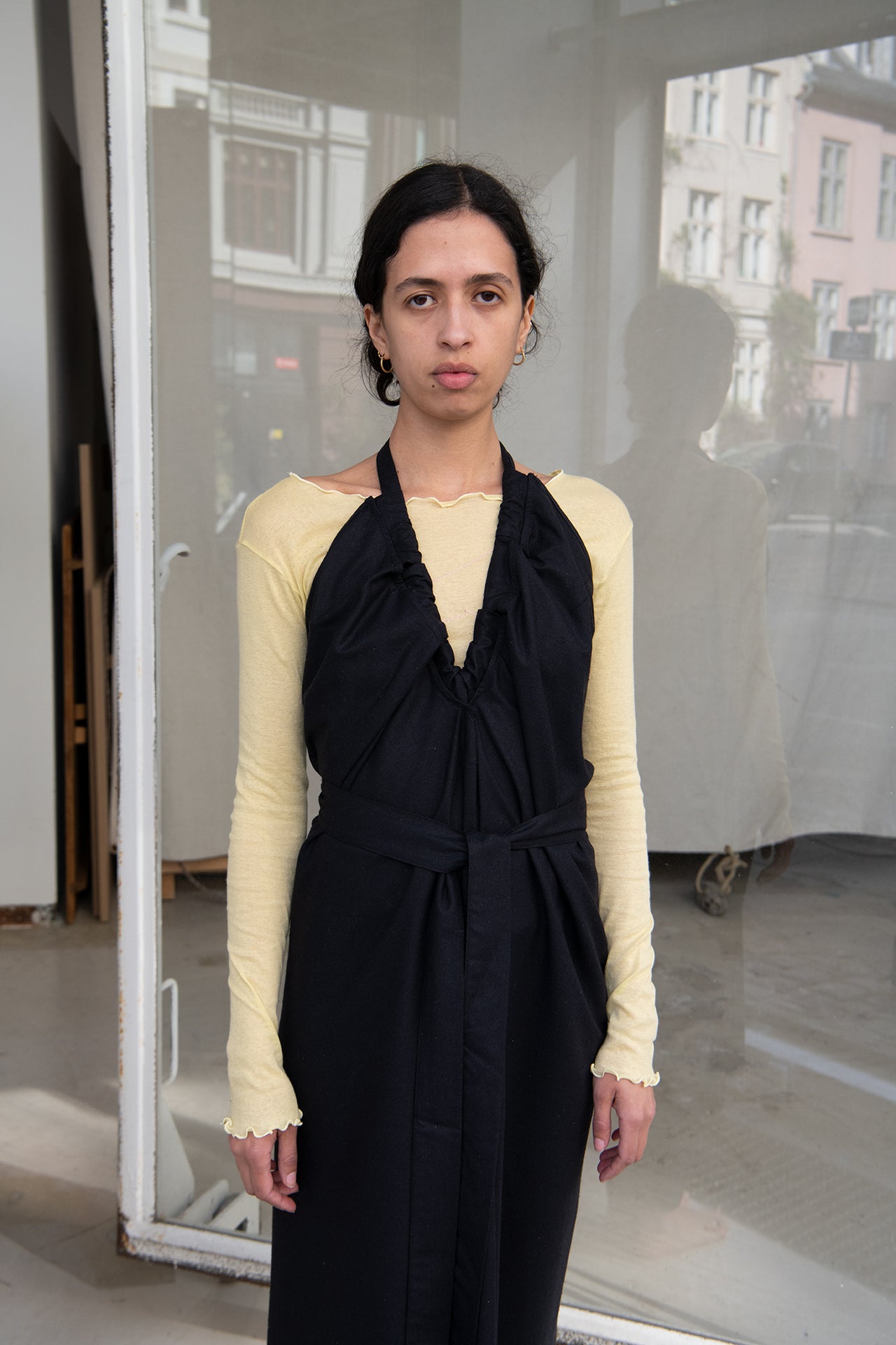 Node Dress - Wild Silk - Black