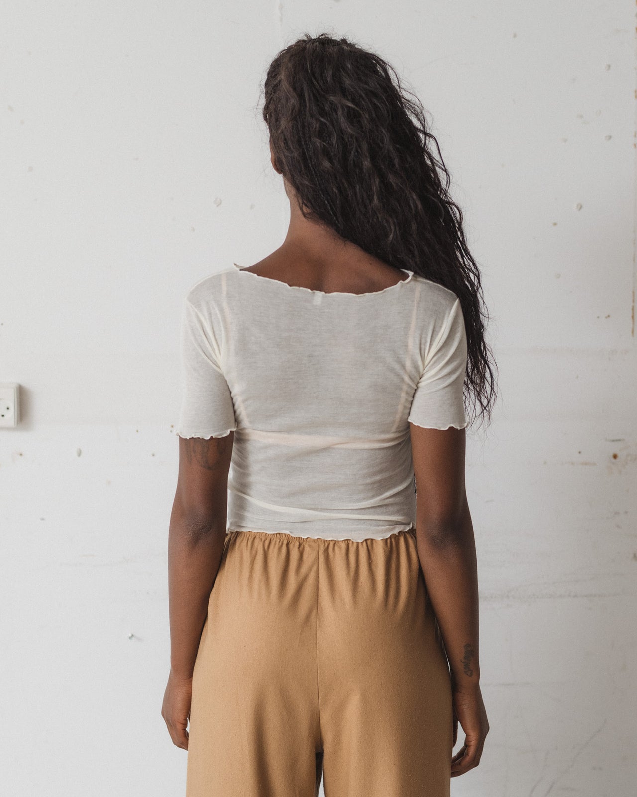 Aroostook Tee Shirt - Organic Cotton Gaze - Undyed