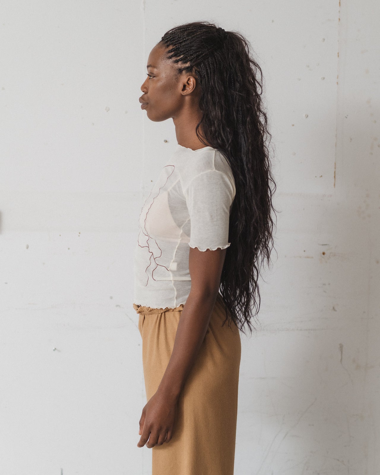 Aroostook Tee Shirt - Organic Cotton Gaze - Undyed