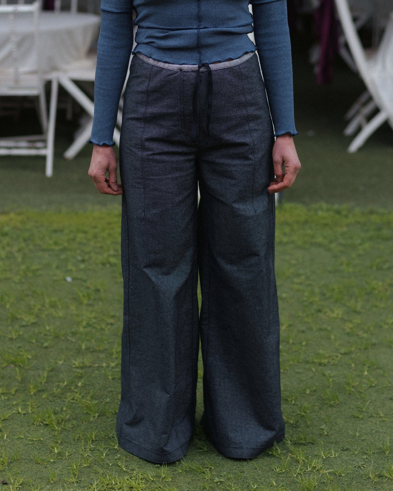 Arthur Loose Pants - Recycled Denim - Black