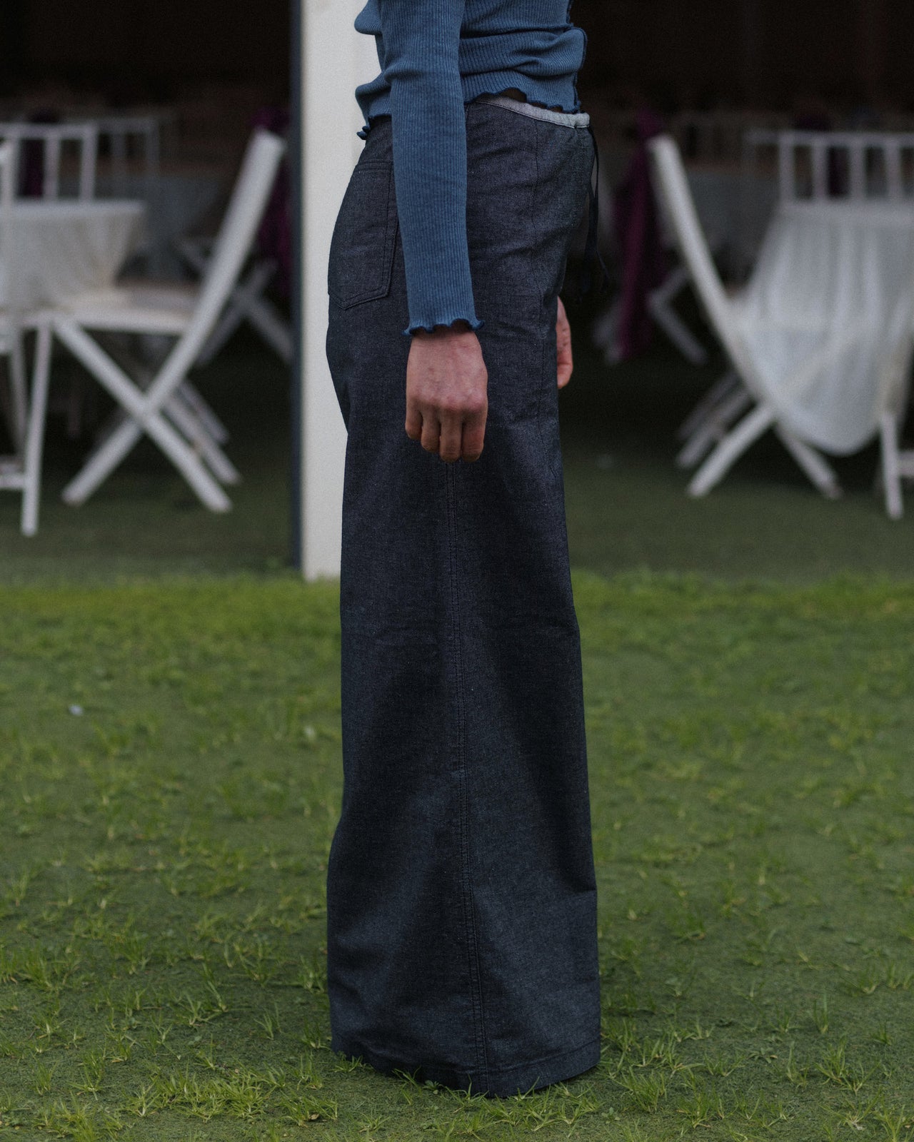 Arthur Loose Pants - Recycled Denim - Black