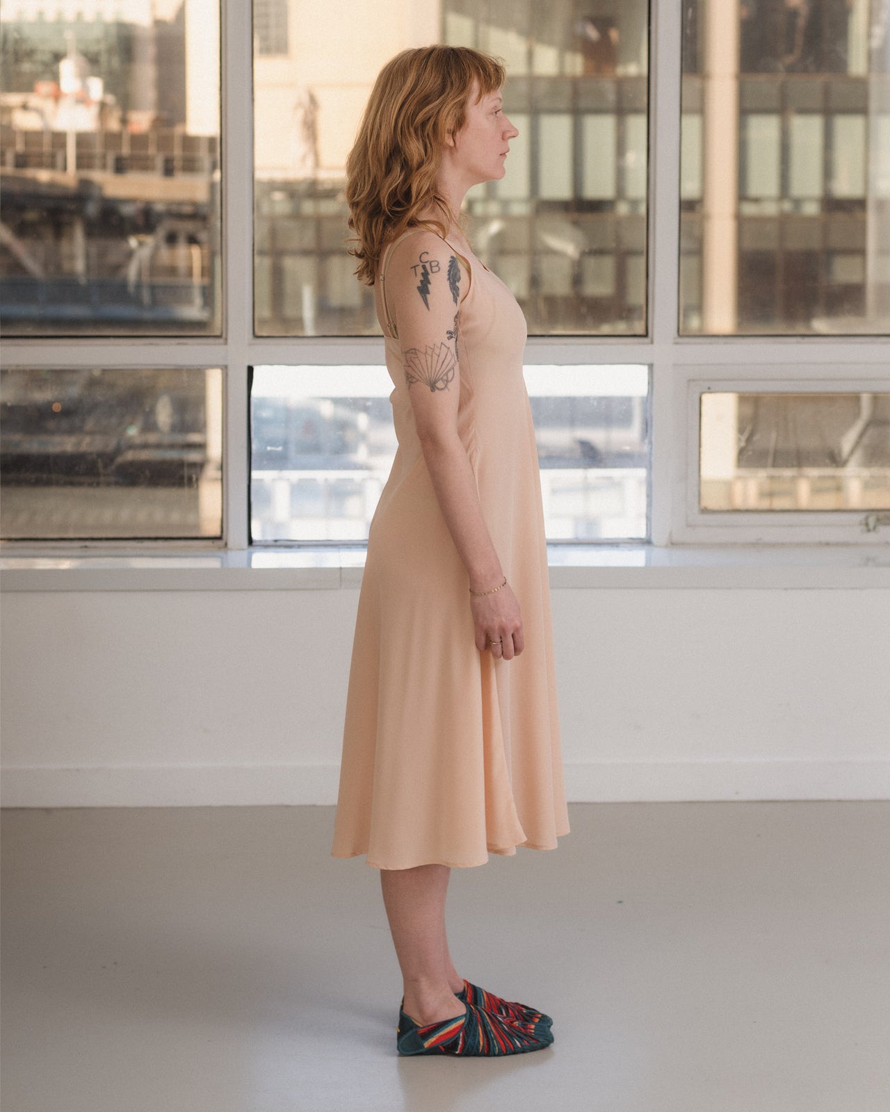 Avi Dress - Silk Crepe - Baro Pink