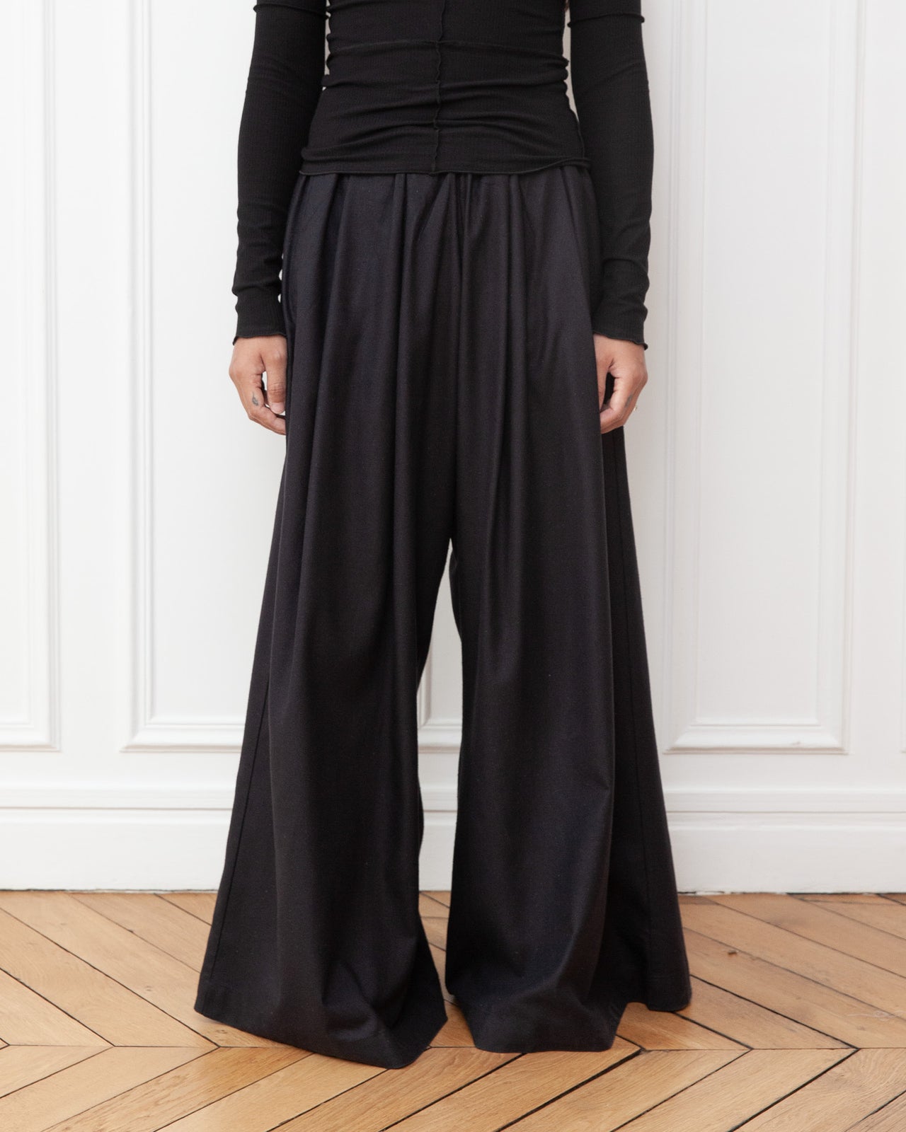Avi Pants - Wild Silk - Black