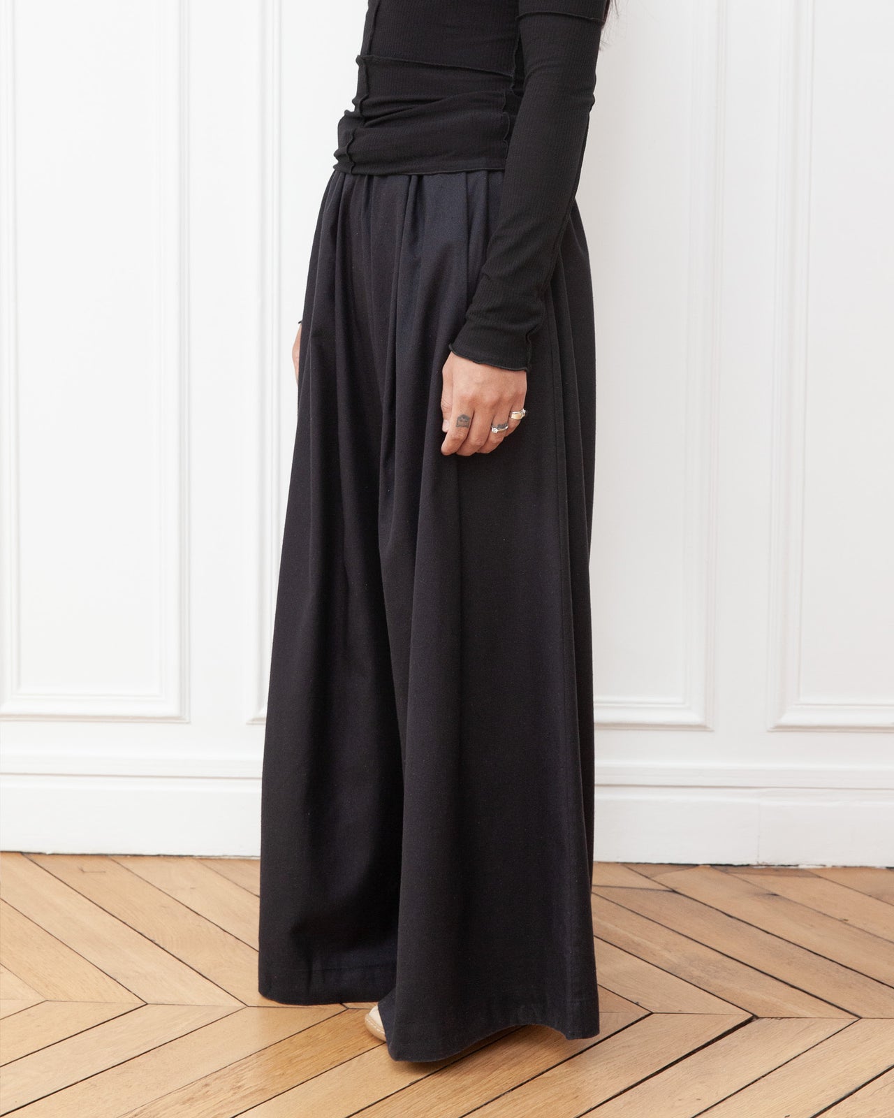 Avi Pants - Wild Silk - Black