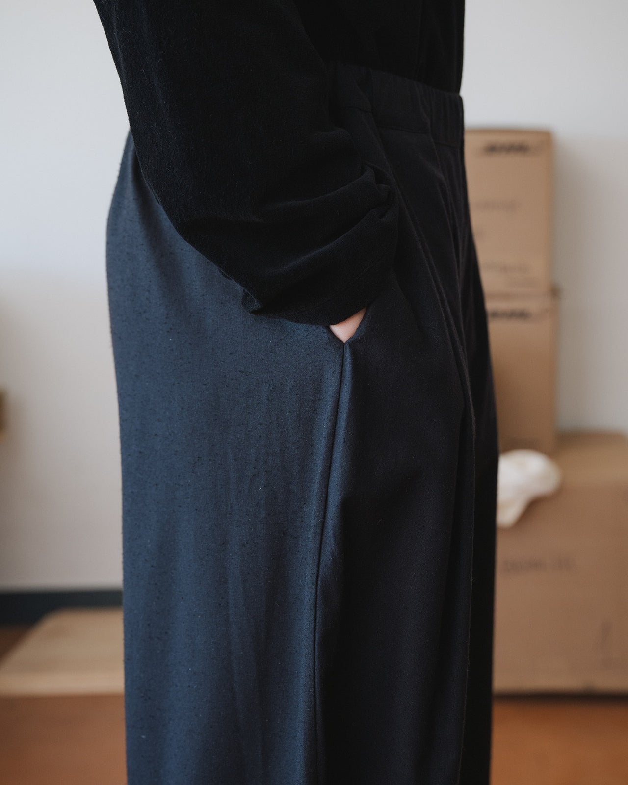 Avi Pants - Wild Silk - Black