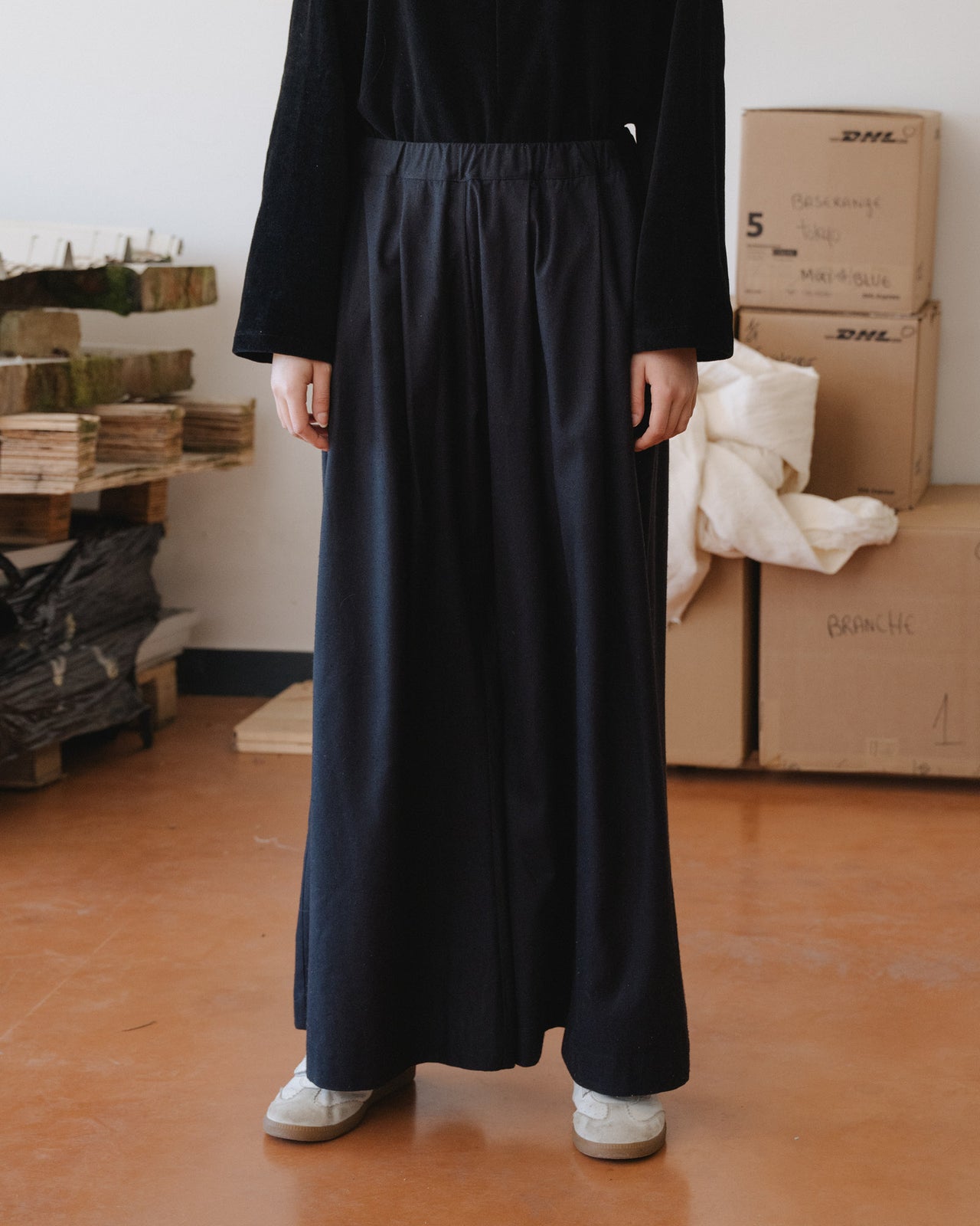 Avi Pants - Wild Silk - Black
