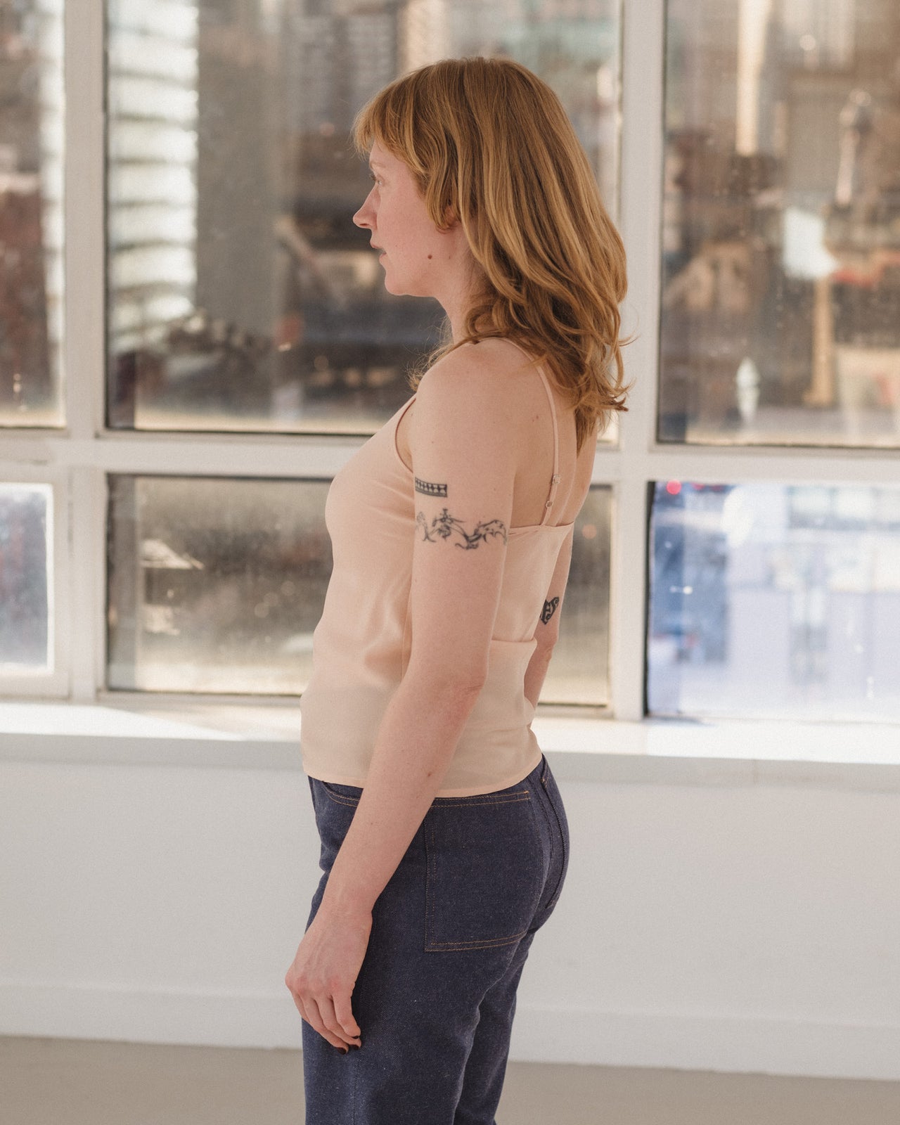 Avi Top - Silk Crepe - Baro Pink