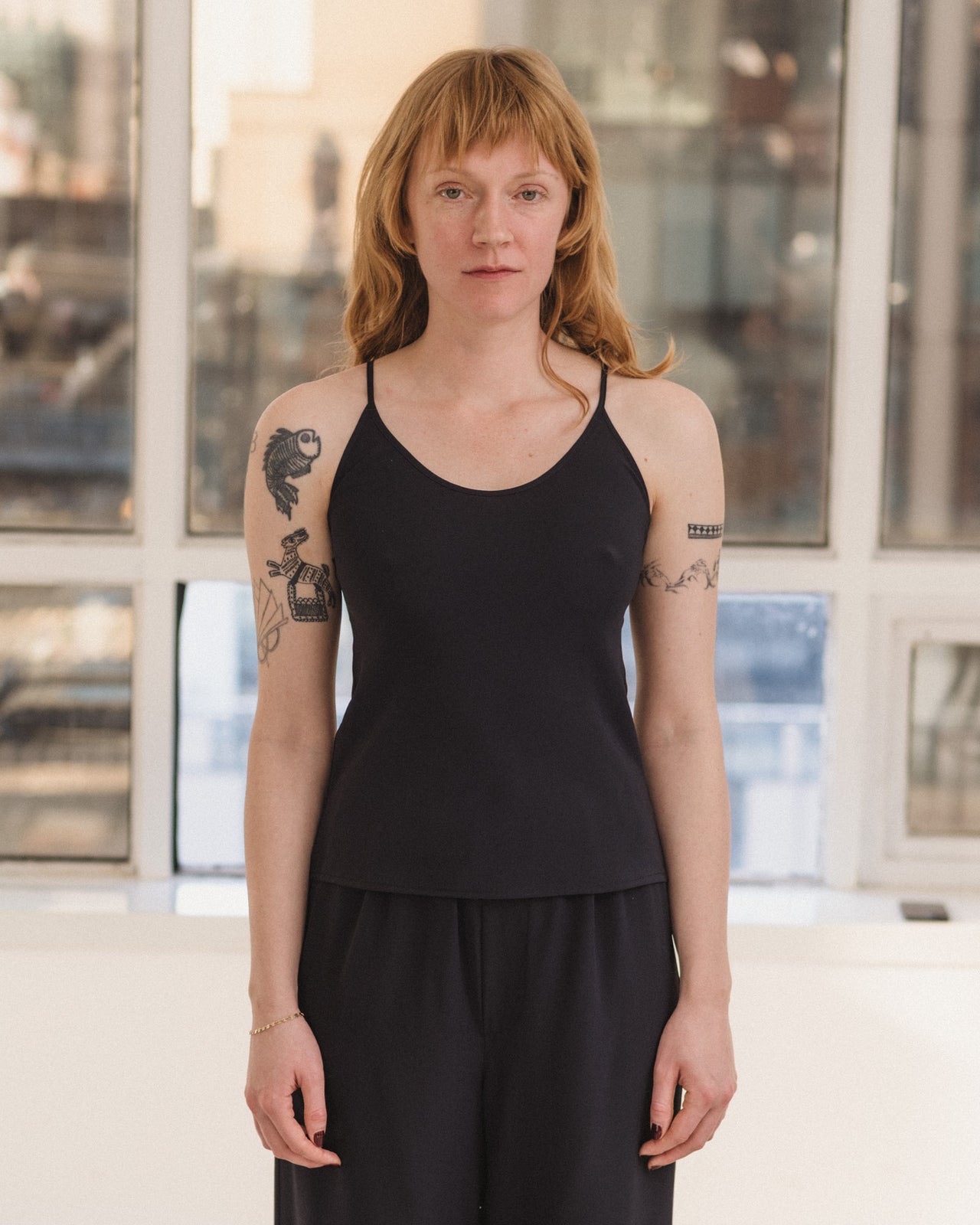 Avi Top - Silk Crepe - Black