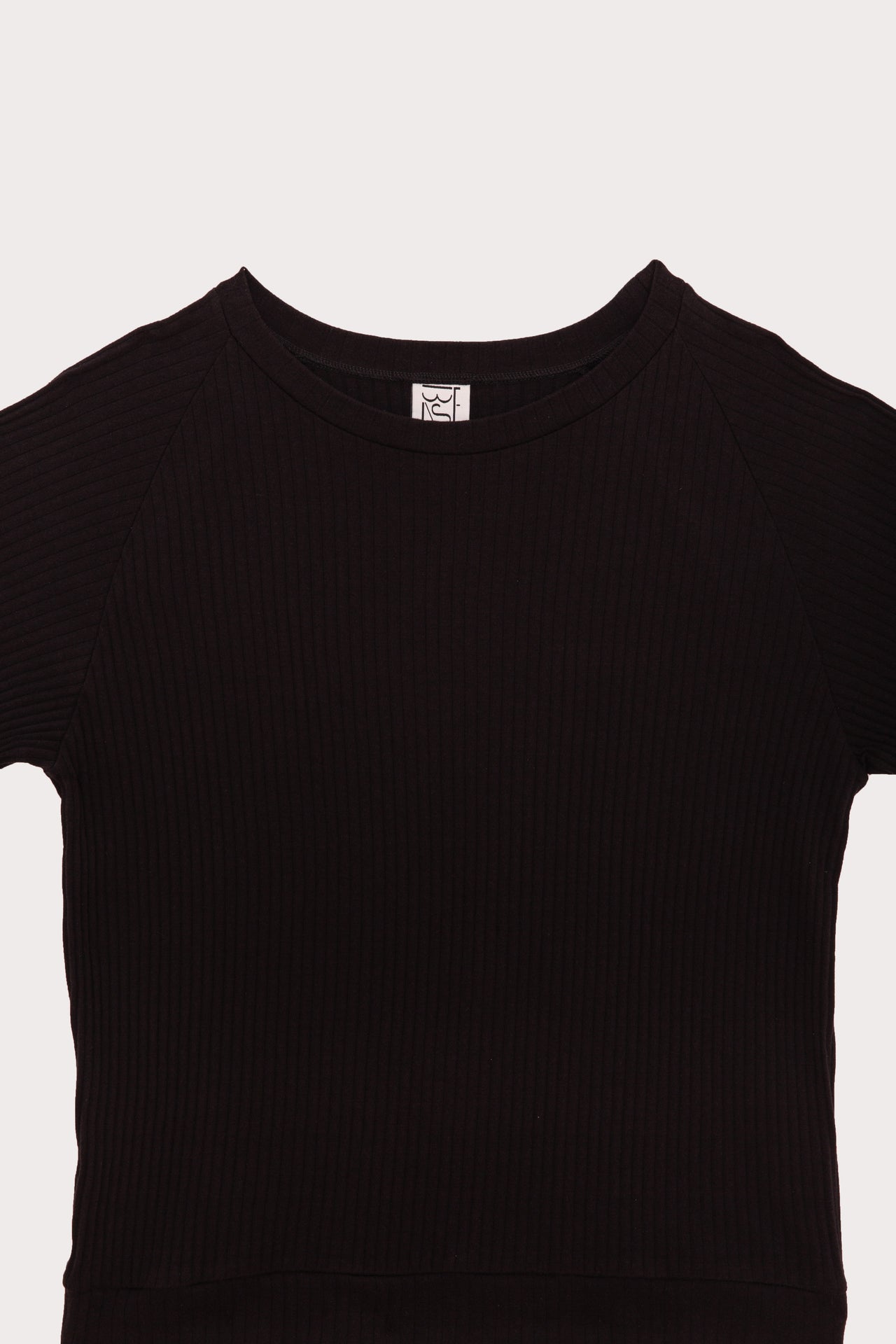 Basic Sweatshirt - Fleece Rib - Black