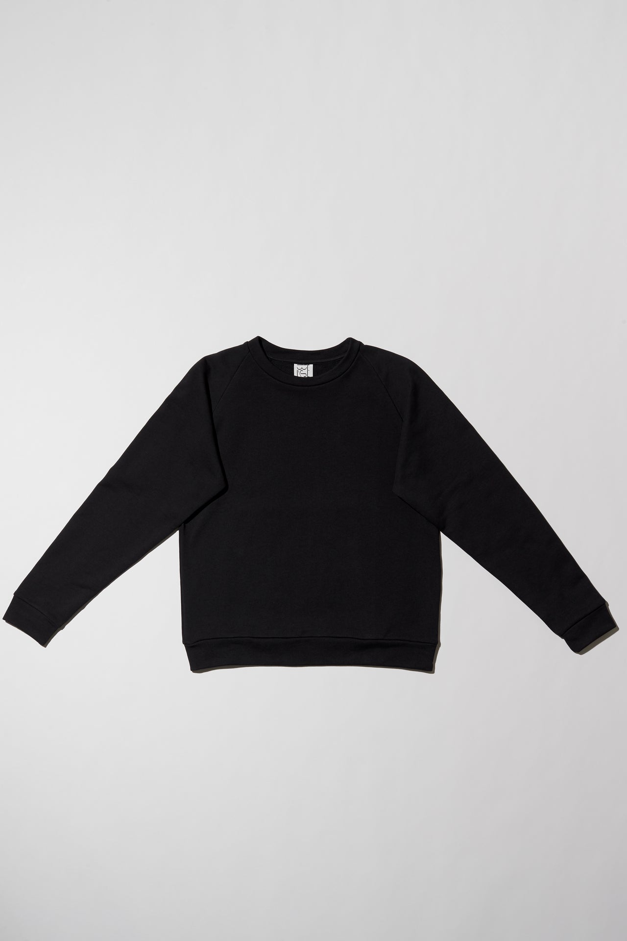 Basic Sweatshirt - Italian Fleece - Black