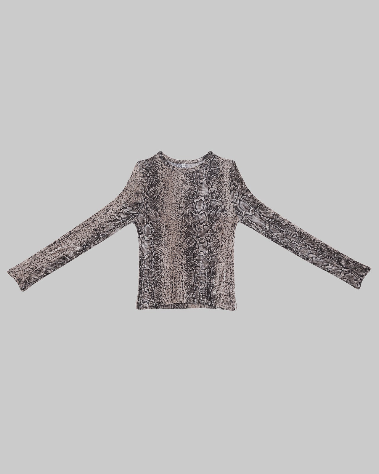 Bead Long Sleeve Tee - Circulose Jersey - Snake