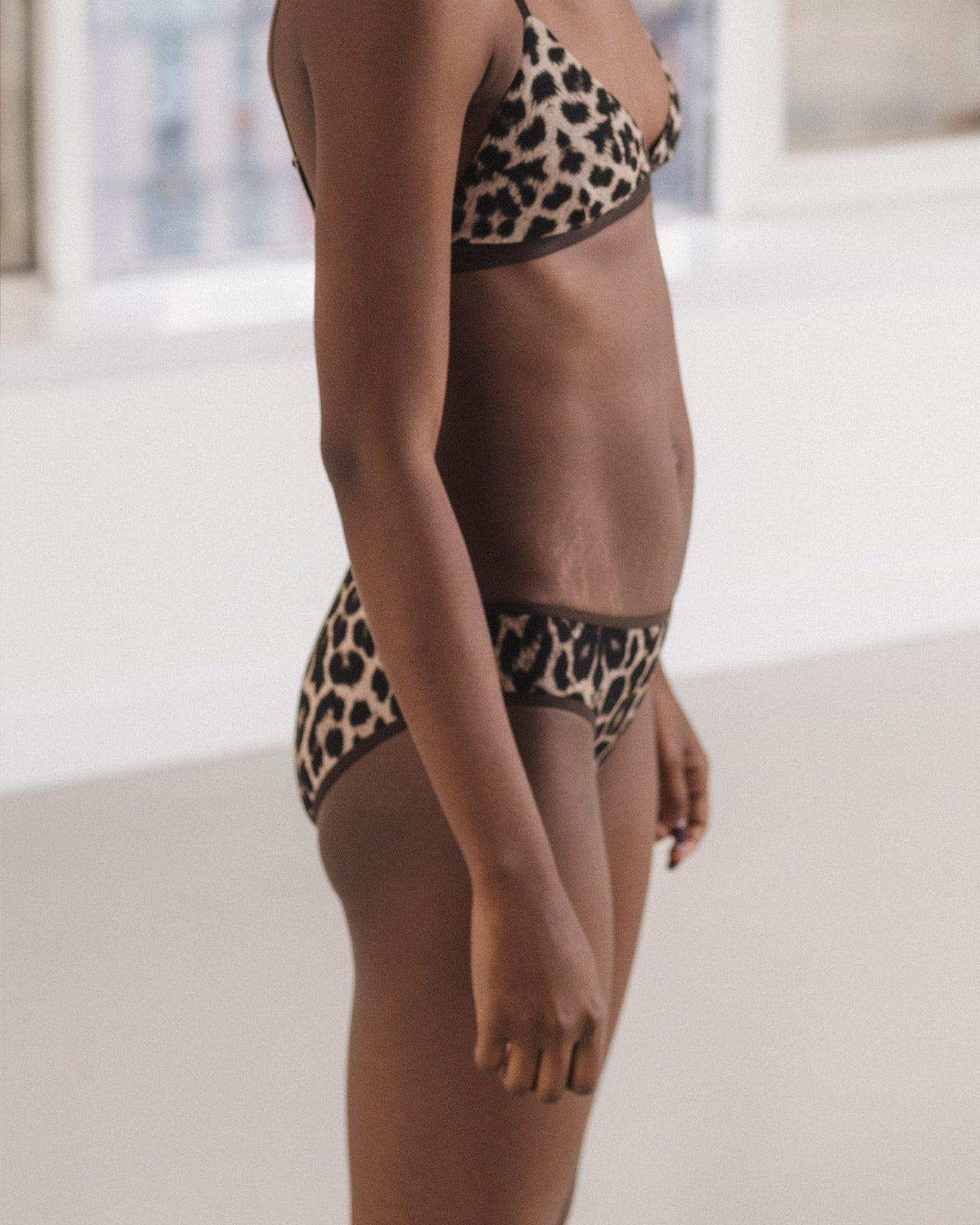 Bell Pants - Circulose Jersey - Leopard