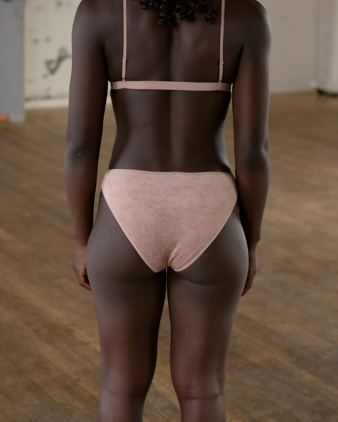 Bell Pants - Ecovero Velour - Alba Brown