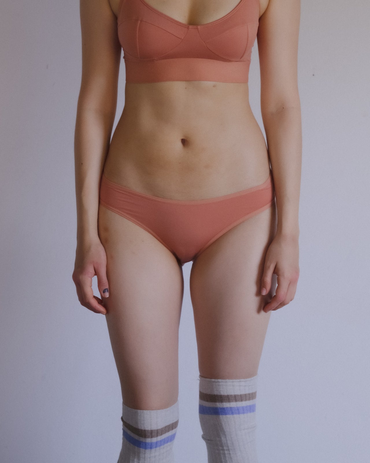 Bell Pants - Bamboo Lyocell - Branch Terracotta