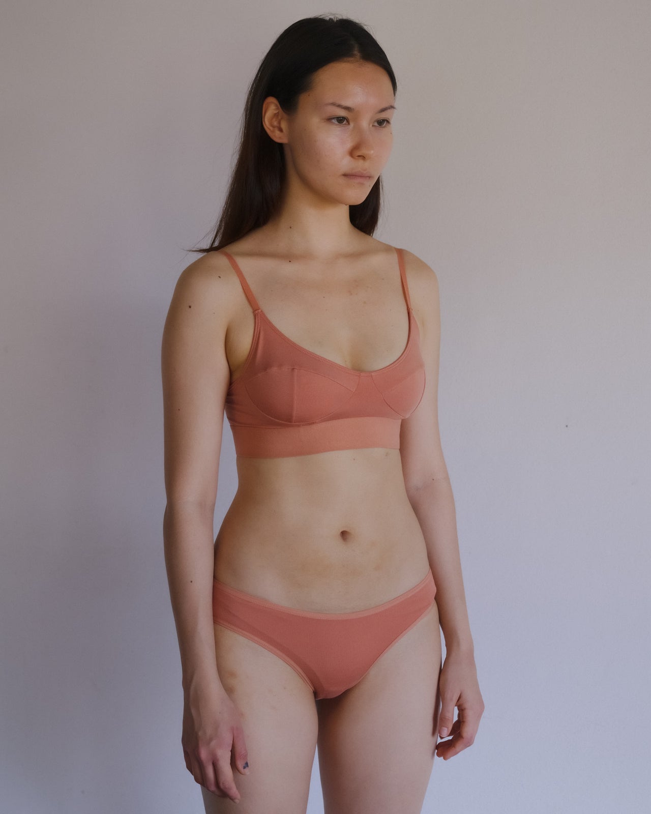 Bell Pants - Bamboo Lyocell - Branch Terracotta