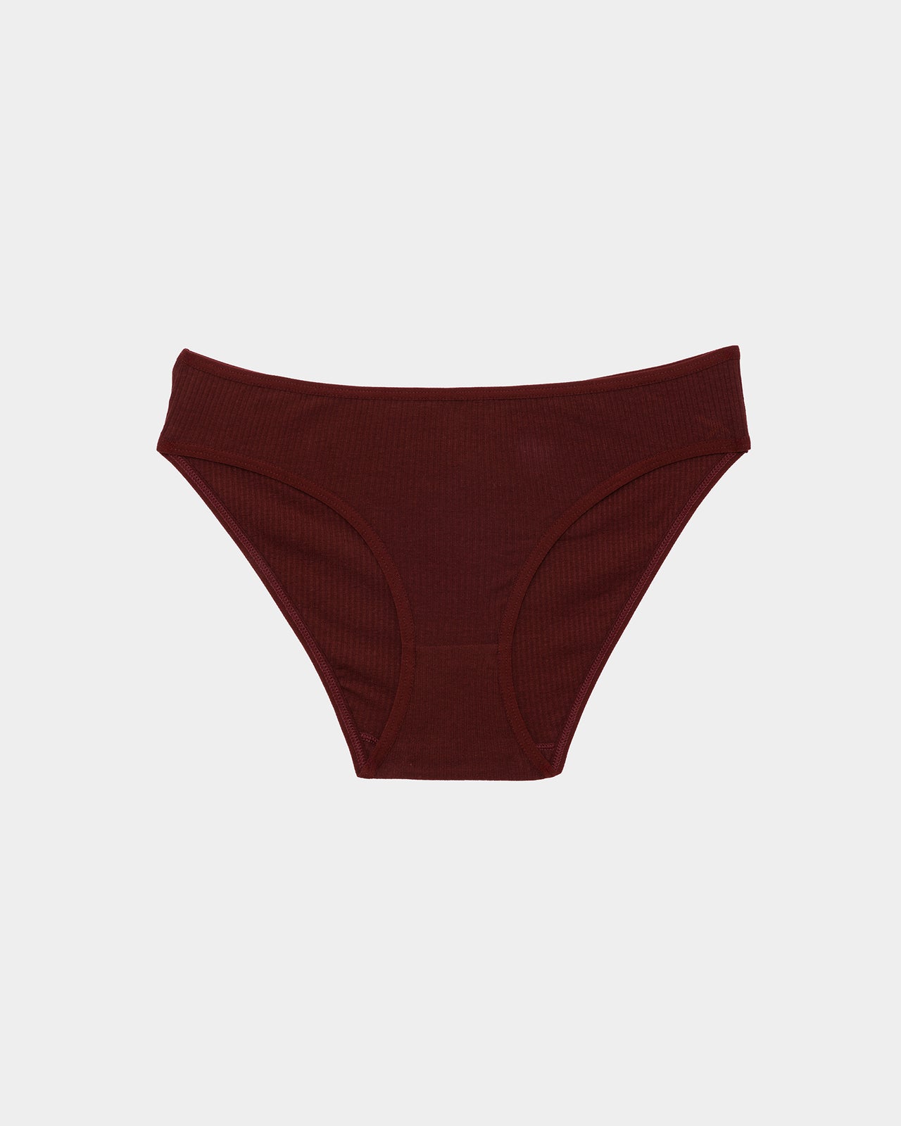 Bell Pants - Organic Cotton Rib - Nara Red