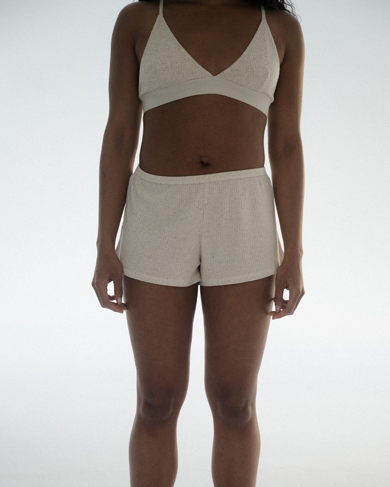 Bell Shorts - Ecovero Viscose Nettle - Undyed