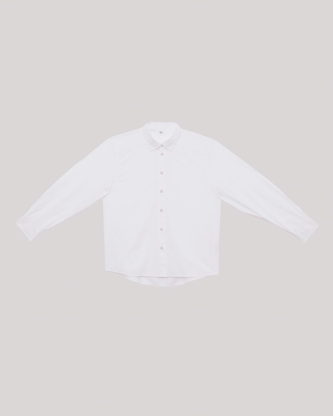 Bent Shirt - Organic Cotton Poplin - Off White