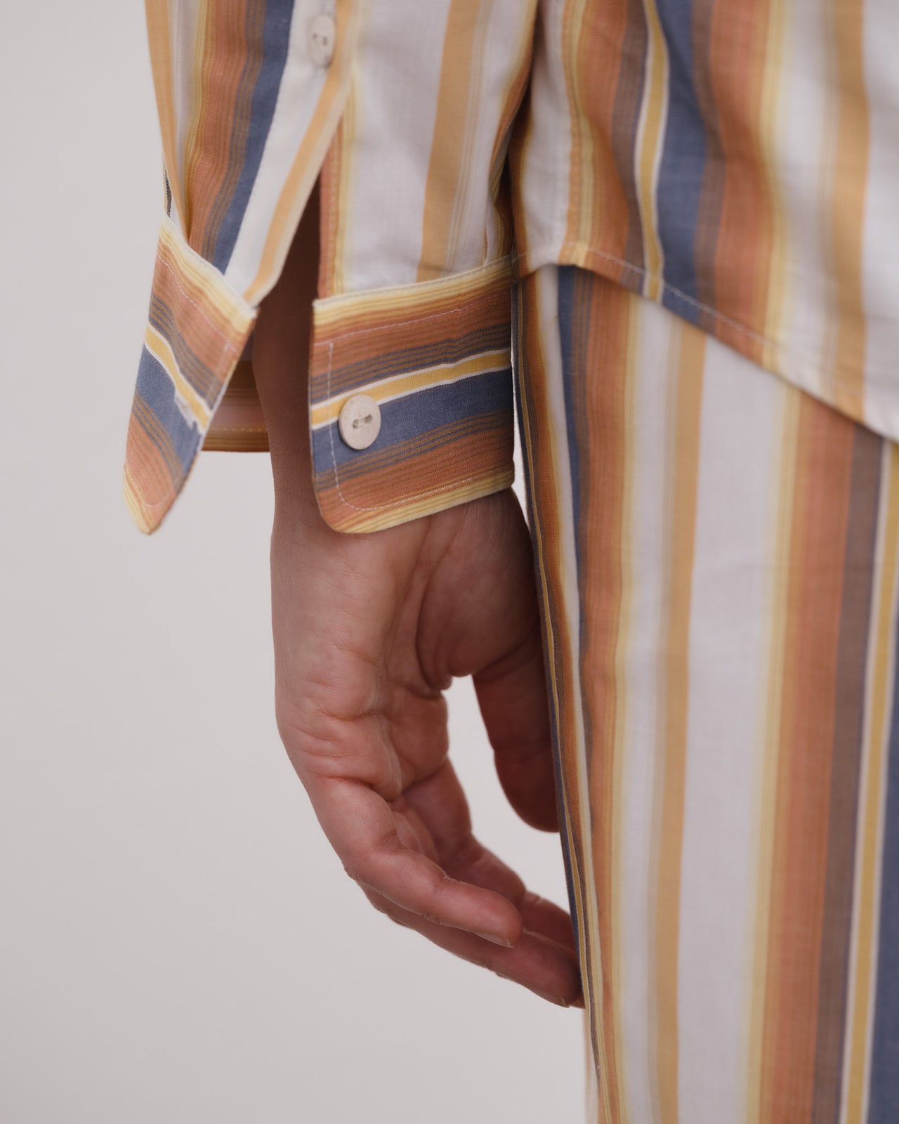 Bent Shirt - Organic Cotton Poplin - Roda Stripe