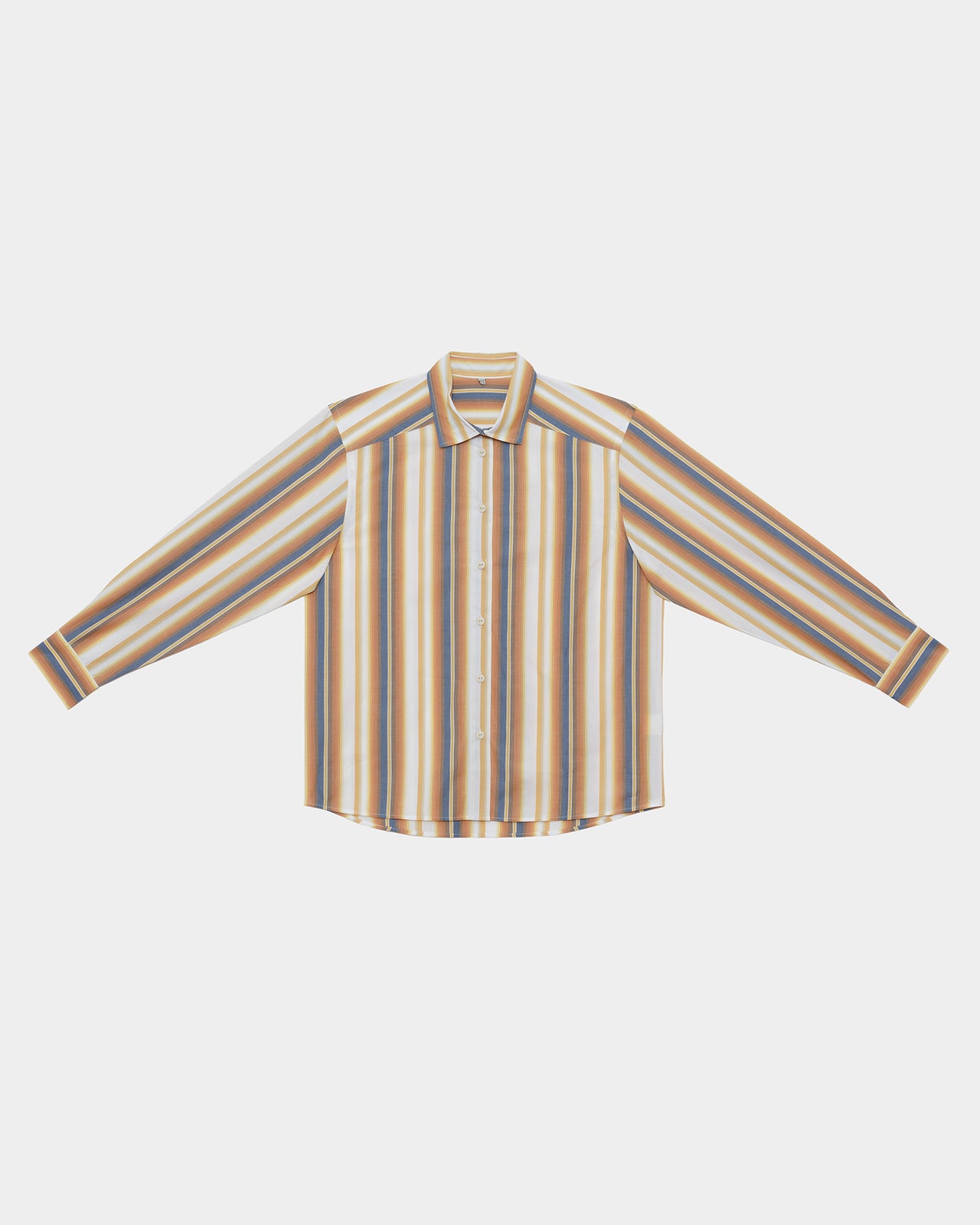 Bent Shirt - Organic Cotton Poplin - Roda Stripe