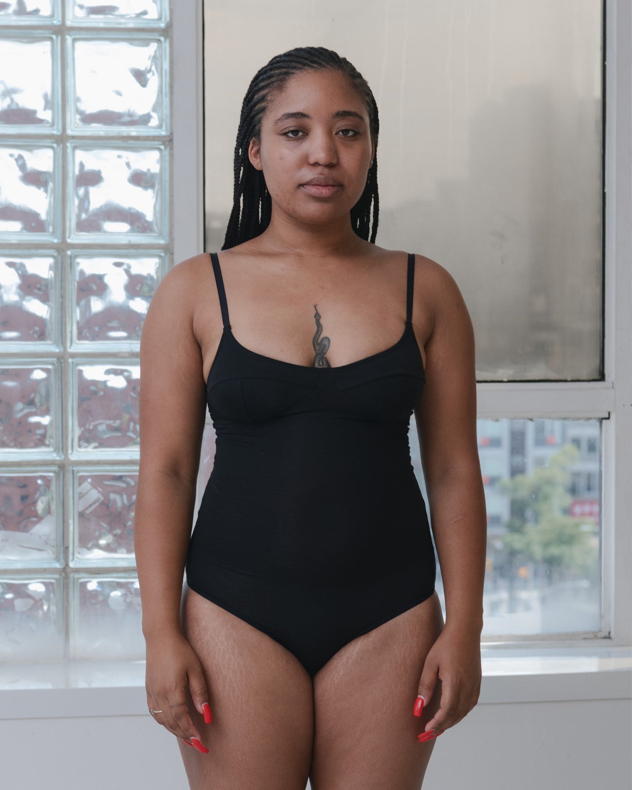 Body with Bra - Bamboo Lyocell - Black