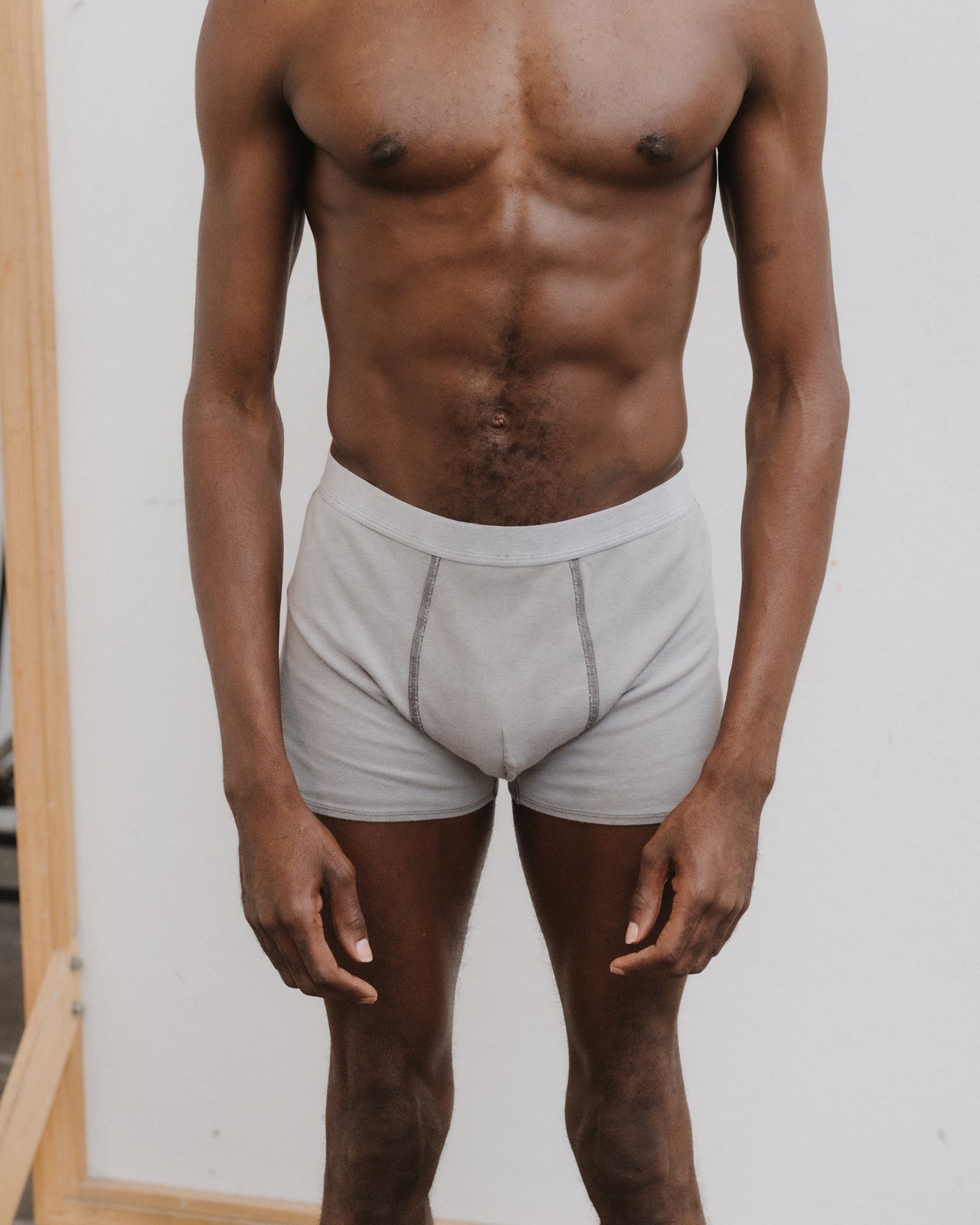 Briar Boxer - Regenerative Cotton Jersey - Basalt Grey