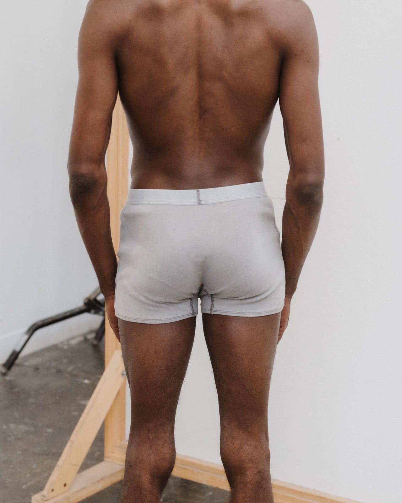 Briar Boxer - Regenerative Cotton Jersey - Basalt Grey