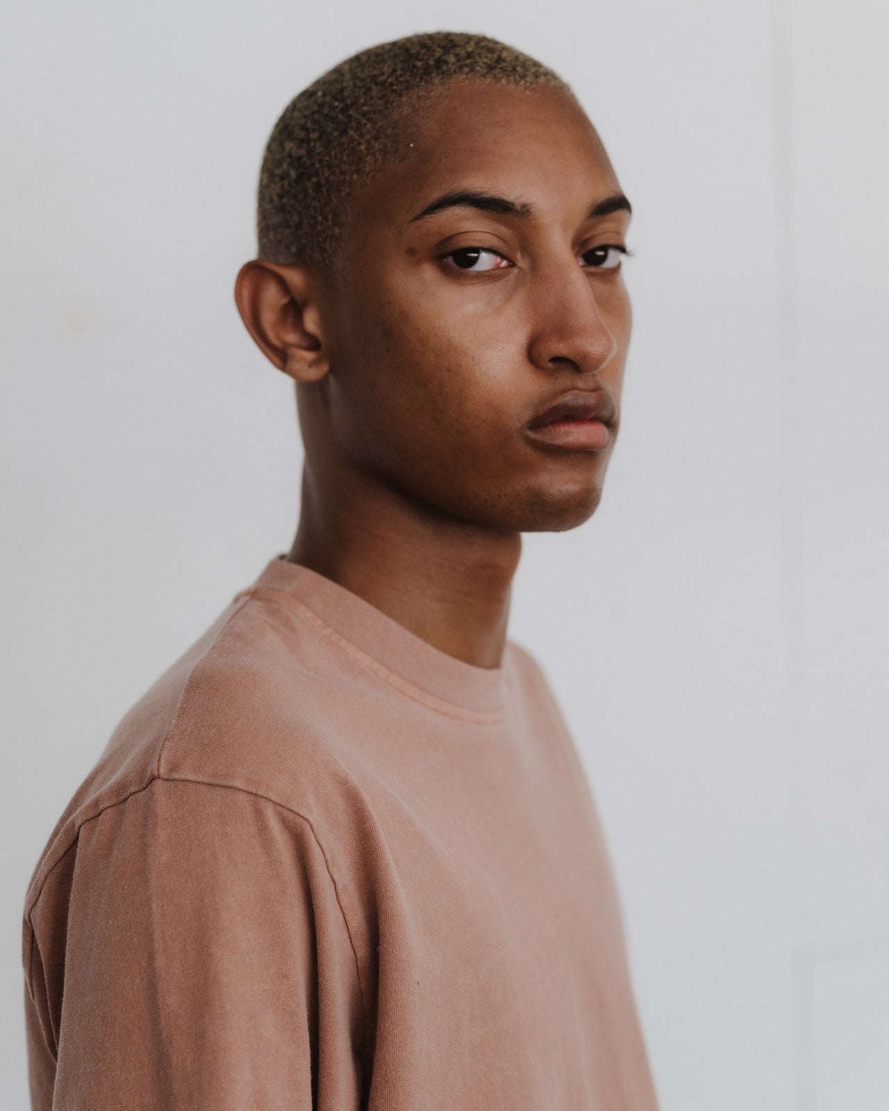 Briar Long Sleeve Tee - Regenerative Cotton Jersey - Garnet Orange