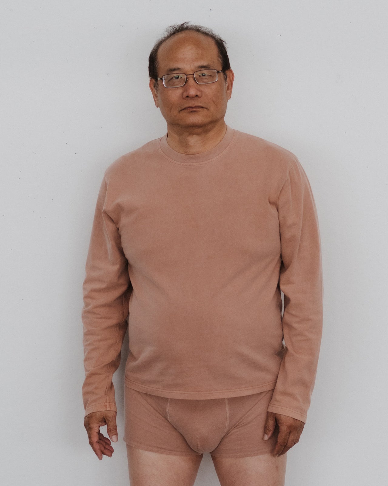 Briar Long Sleeve Tee - Regenerative Cotton Jersey - Garnet Orange