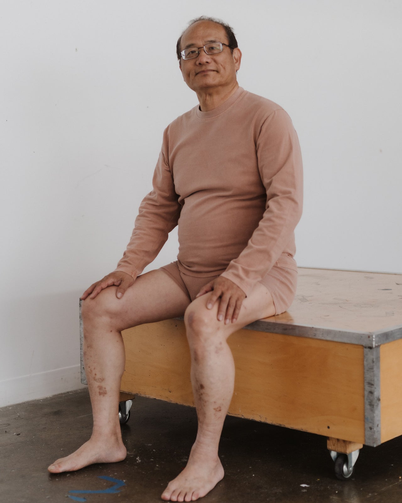 Briar Long Sleeve Tee - Regenerative Cotton Jersey - Garnet Orange