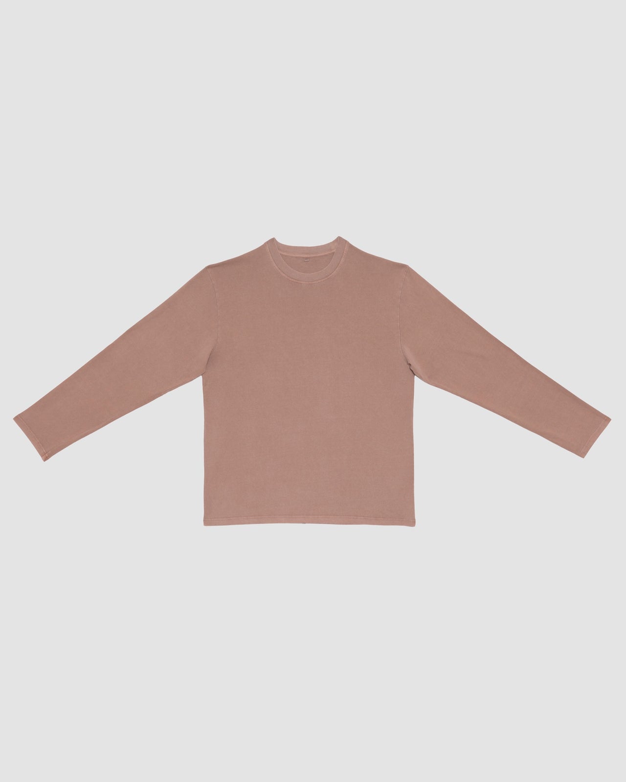 Briar Long Sleeve Tee - Regenerative Cotton Jersey - Garnet Orange