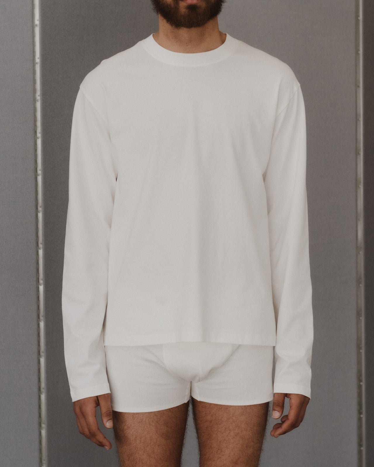 Briar Long Sleeve Tee - Regenerative Cotton Jersey - Undyed