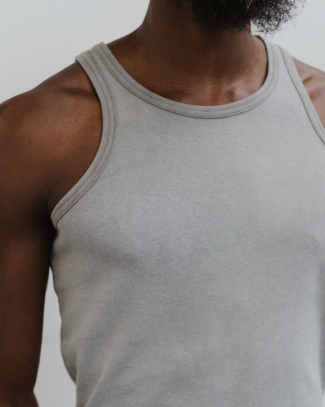 Briar Tank - Regenerative Cotton Jersey - Basalt Grey