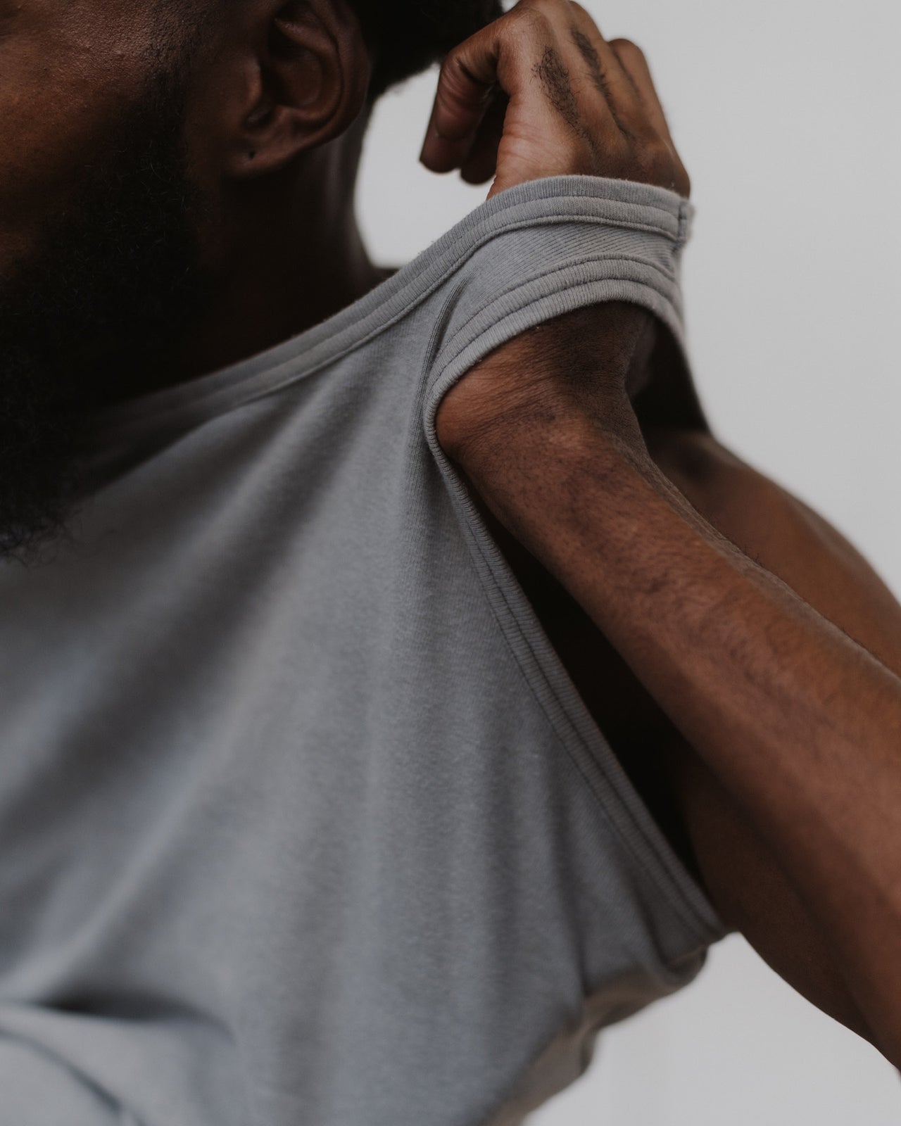 Briar Tank - Regenerative Cotton Jersey - Basalt Grey