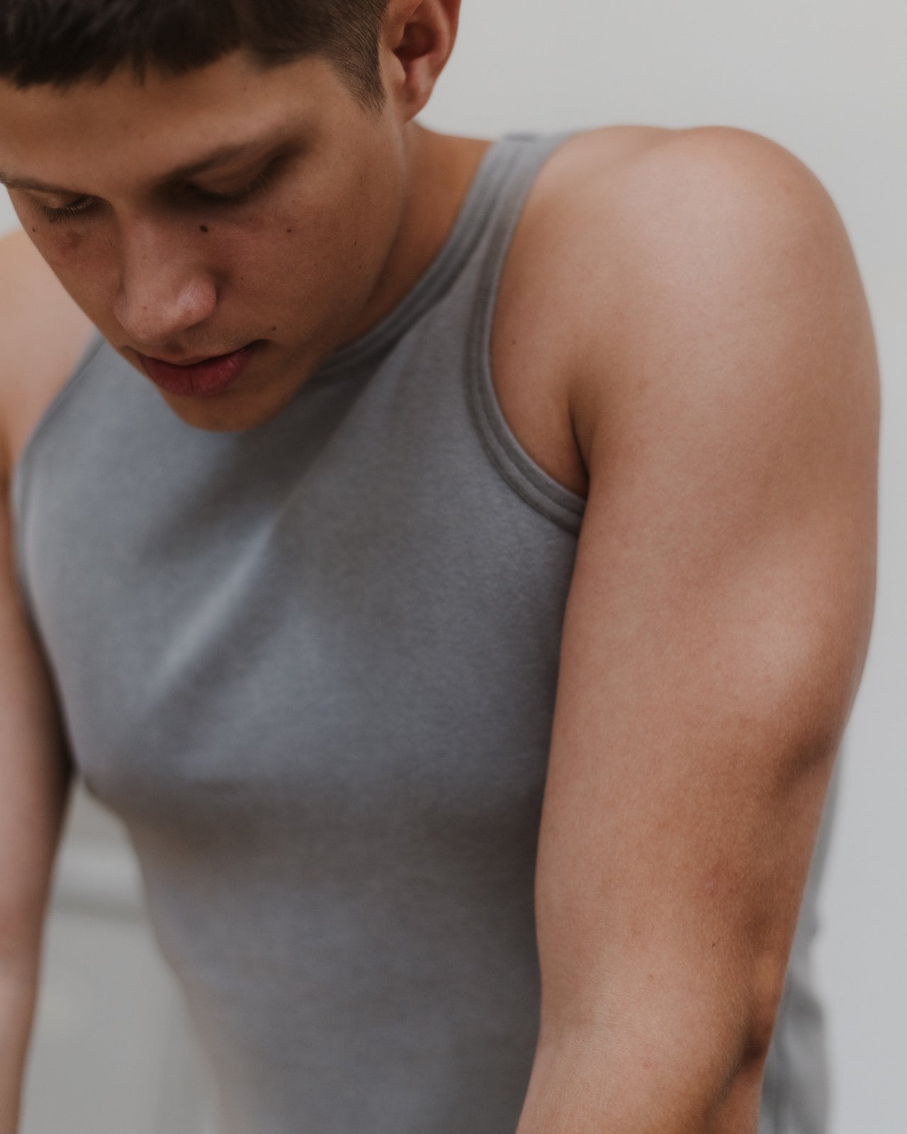 Briar Tank - Regenerative Cotton Jersey - Basalt Grey