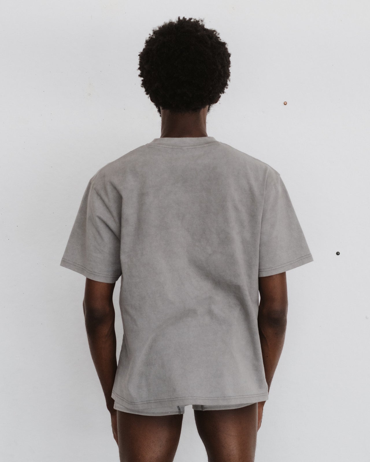 Briar Tee Shirt - Regenerative Cotton Jersey - Basalt Grey