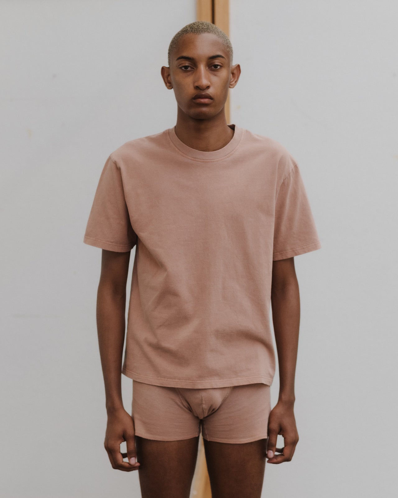 Briar Tee Shirt - Regenerative Cotton Jersey - Garnet Orange