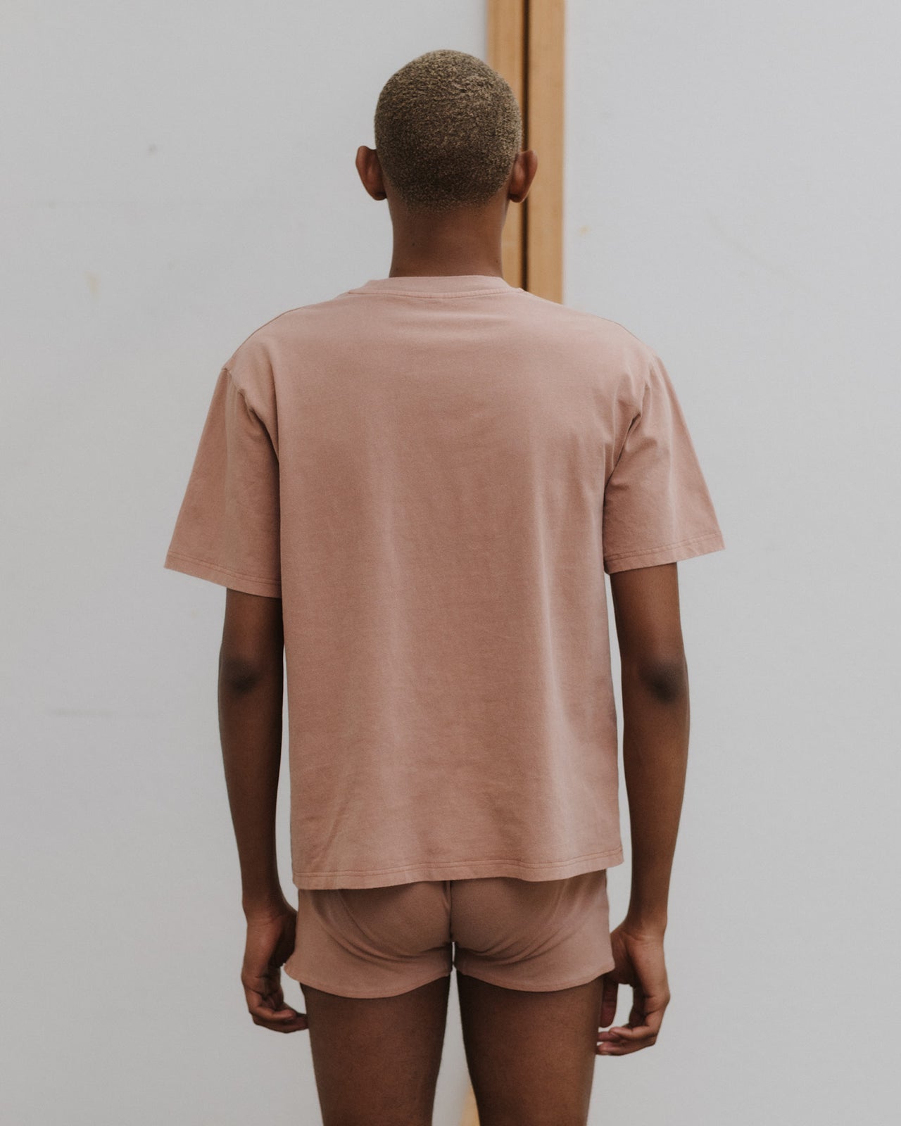 Briar Tee Shirt - Regenerative Cotton Jersey - Garnet Orange