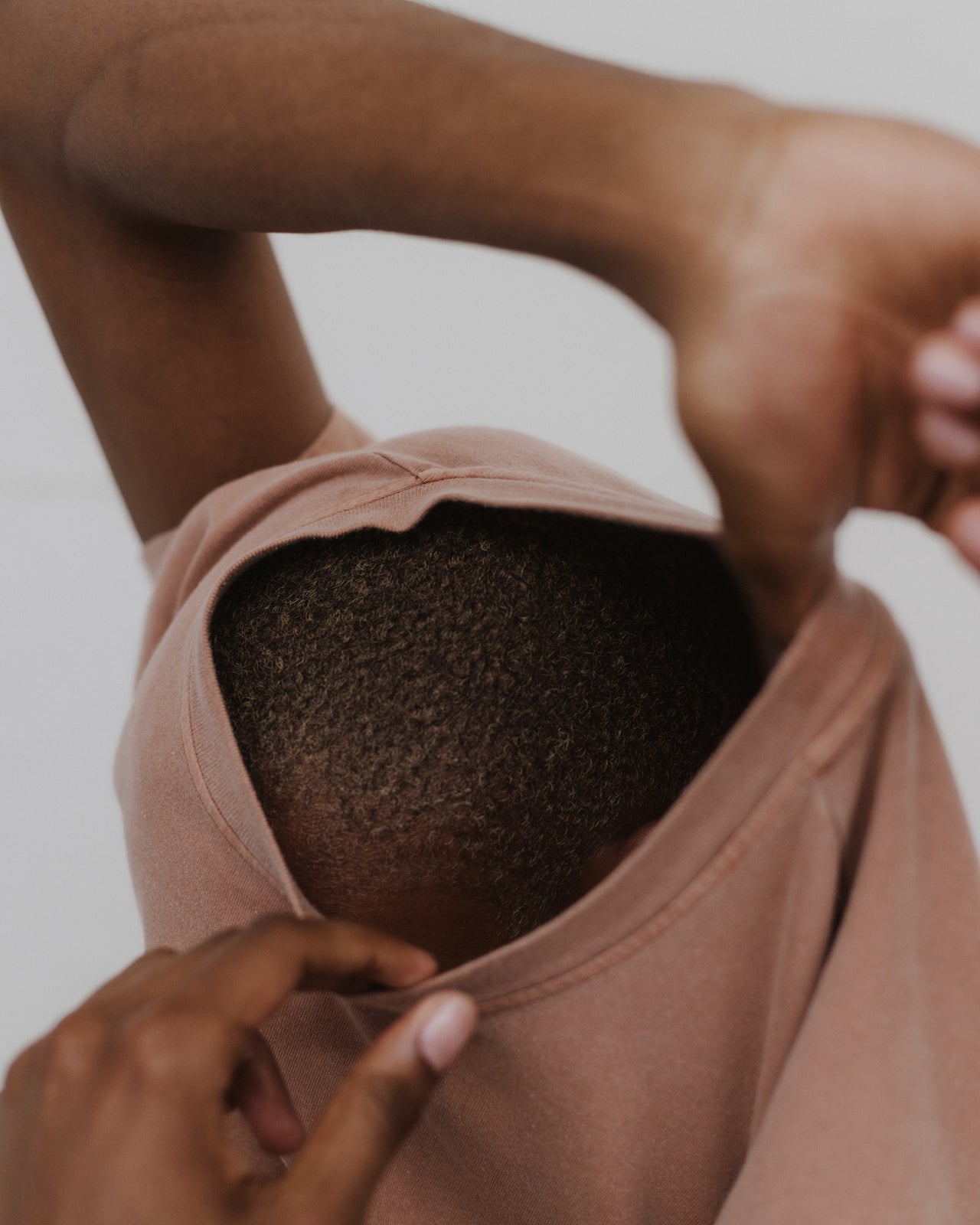 Briar Tee Shirt - Regenerative Cotton Jersey - Garnet Orange