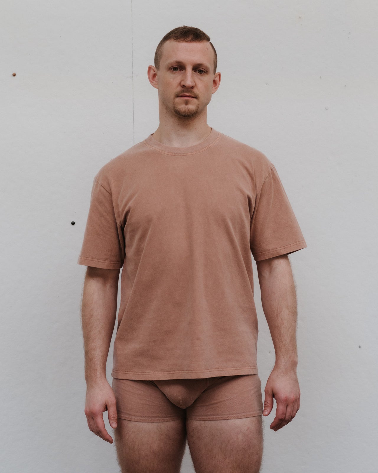 Briar Tee Shirt - Regenerative Cotton Jersey - Garnet Orange