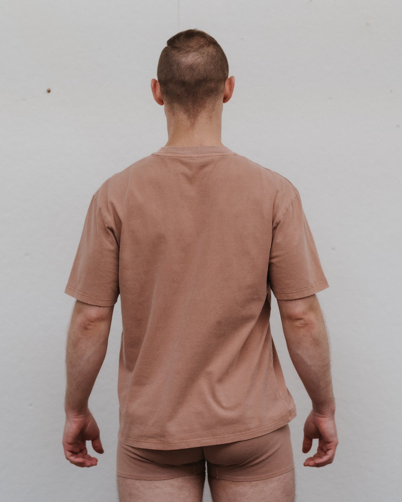 Briar Tee Shirt - Regenerative Cotton Jersey - Garnet Orange