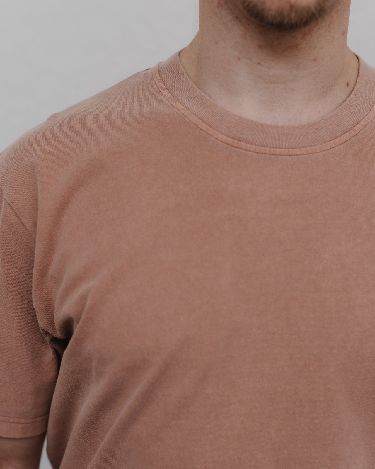 Briar Tee Shirt - Regenerative Cotton Jersey - Garnet Orange