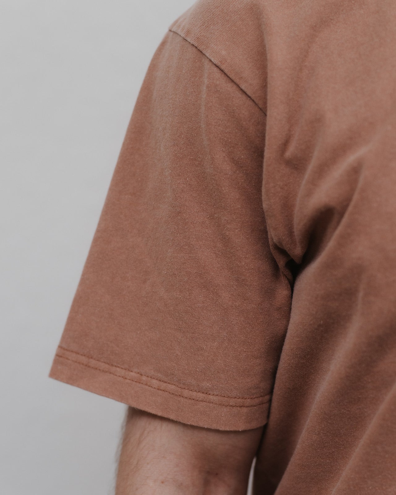 Briar Tee Shirt - Regenerative Cotton Jersey - Garnet Orange