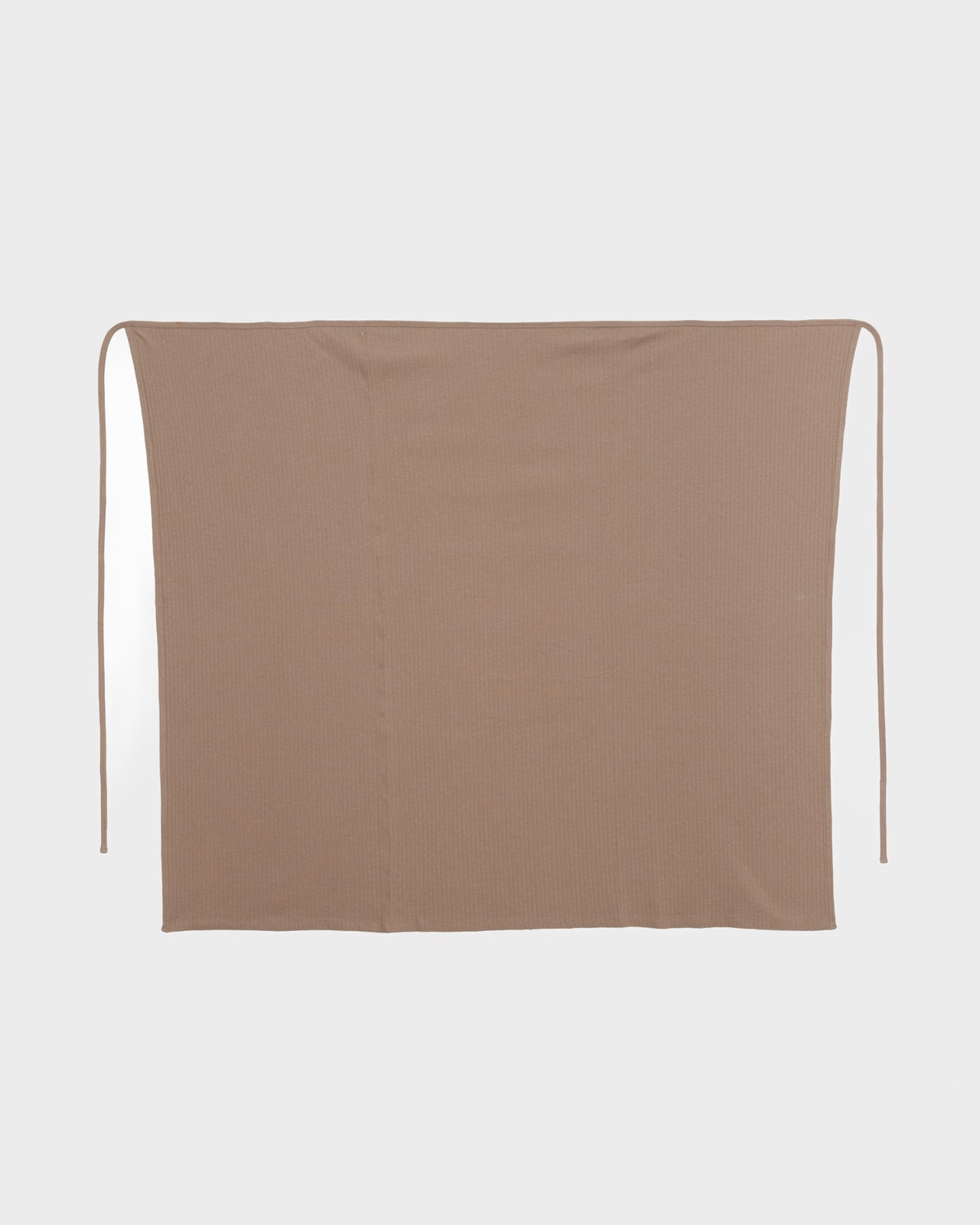 Brig Skirt - Organic Cotton Rib Fleece - Laburnum Brown