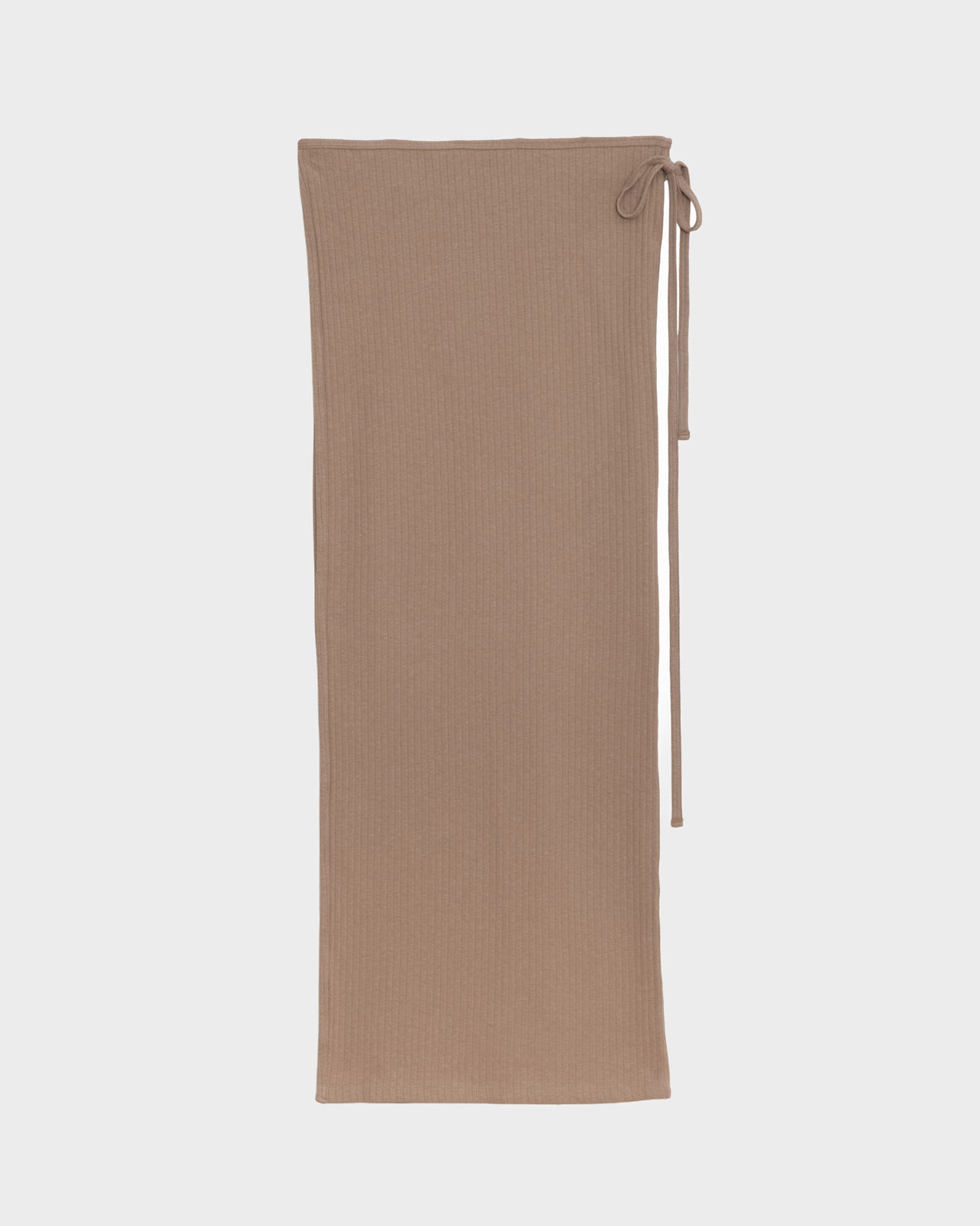 Brig Skirt - Organic Cotton Rib Fleece - Laburnum Brown