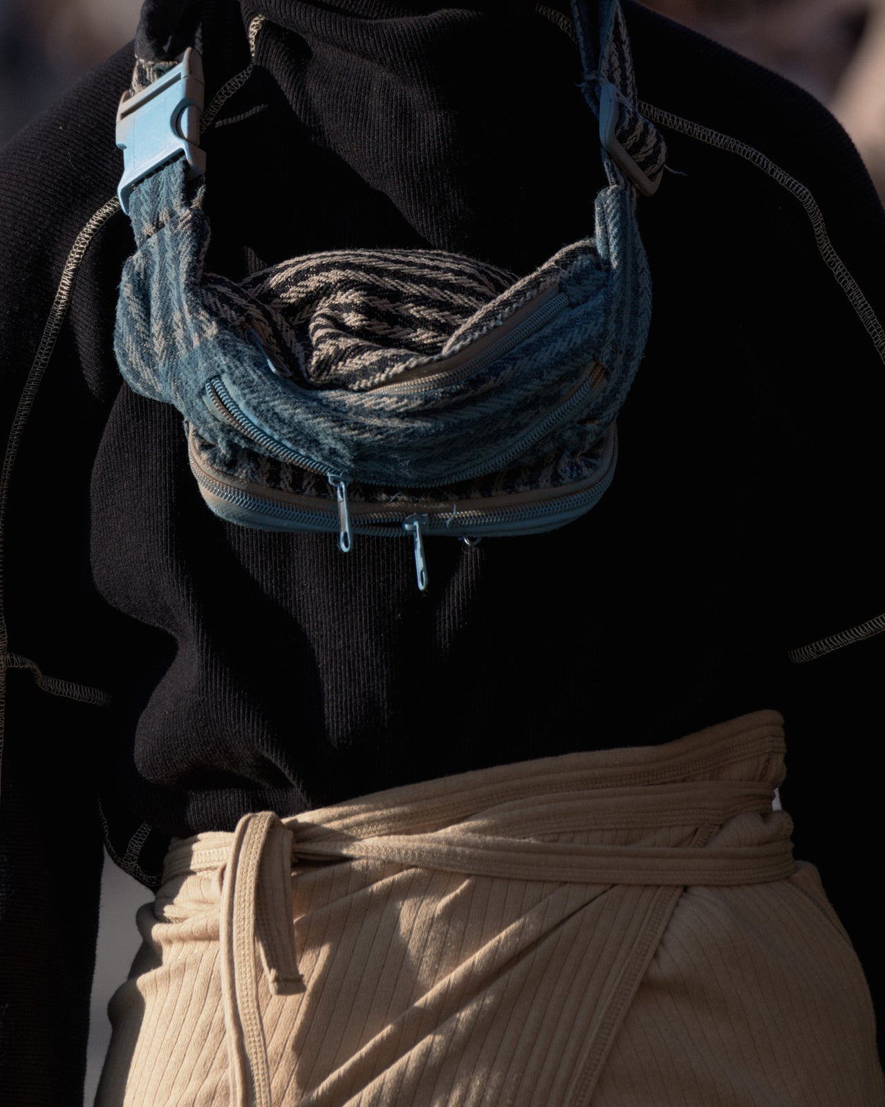 Brig Skirt - Organic Cotton / Hemp Rib - Dust Beige - WT23