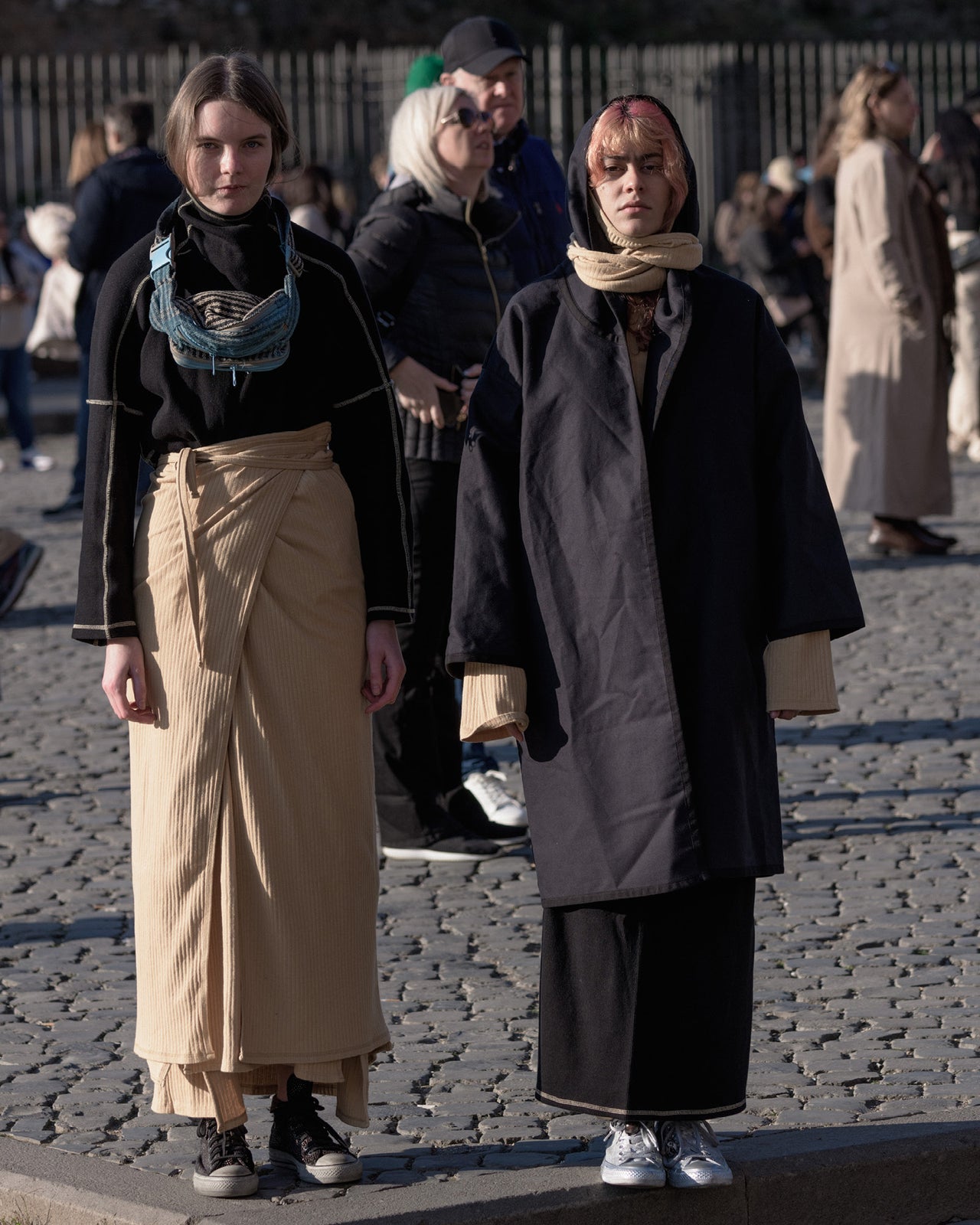 Brig Skirt - Organic Cotton / Hemp Rib - Dust Beige - WT23