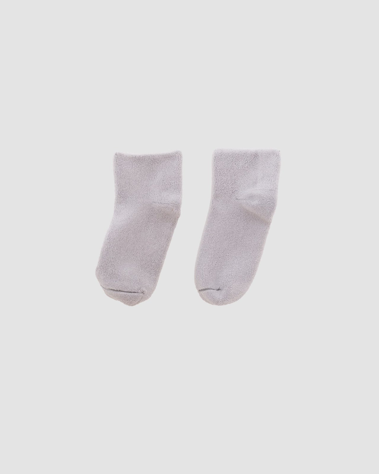 Buckle Ankle Socks - Longstaple Cotton - Grey